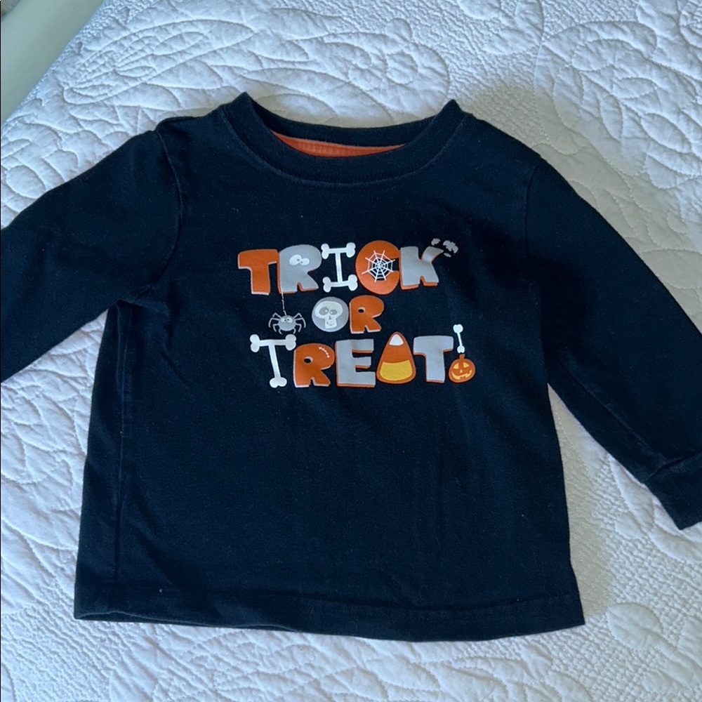 Black Halloween Kids Shirt